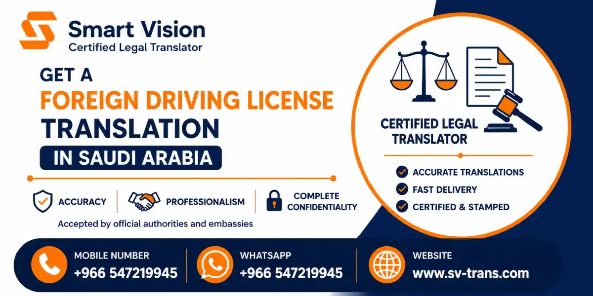 Certified Foreign Driving License Translation